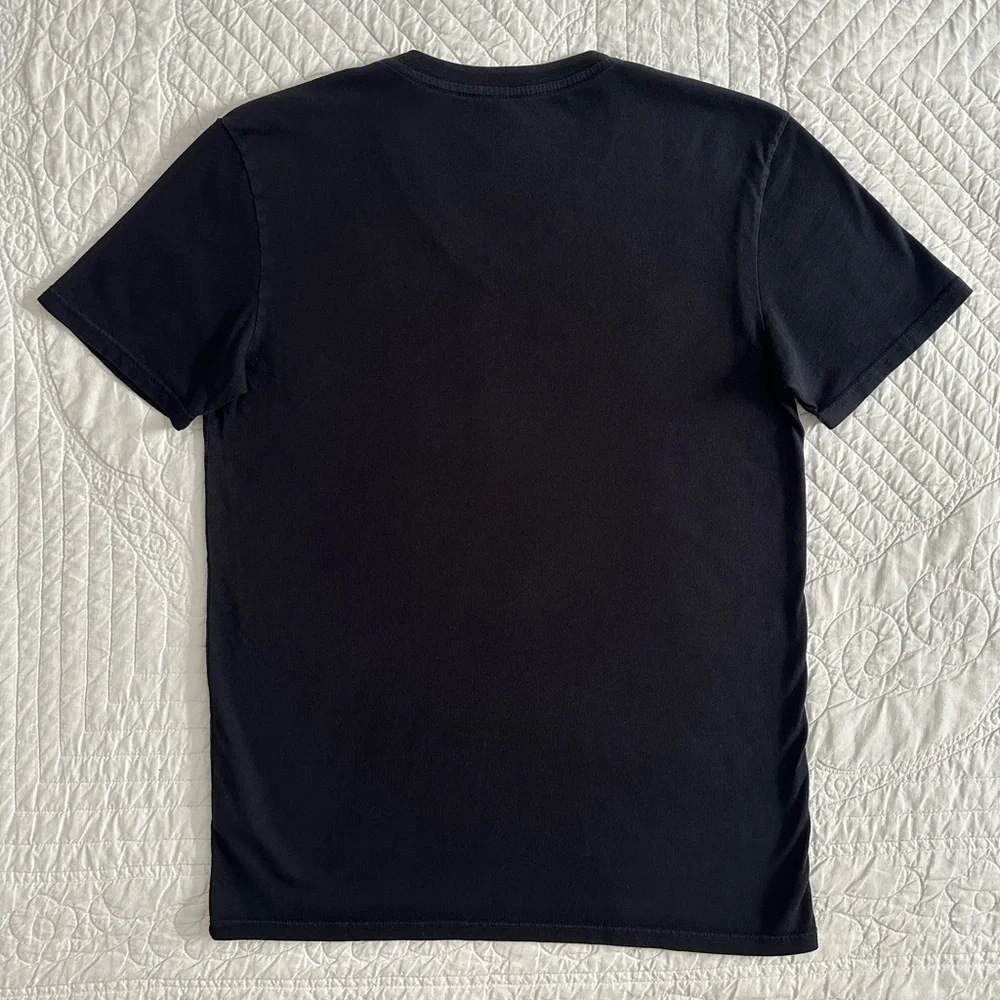 Everlane Men's Classic Black V-Neck Tee T-Shirt 100% Cotton Size Small - Picture 3 of 7